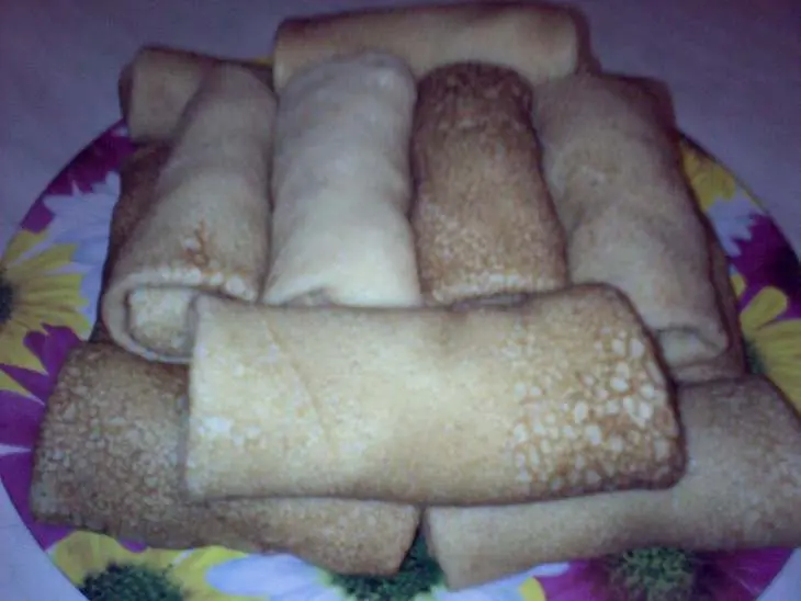 Блинчики с курицей и рисом: шаг 2