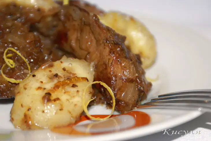 Печень индейки с бананом и ромом: шаг 11