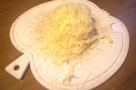 Лумакони с куриным фаршем, запечёные под соусом "бешамель": шаг 5