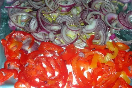 Почти  люля из индейки с соусом "компот" из слив: шаг 6