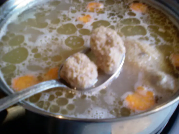 Куриный суп с гречневыми клёцками: шаг 4