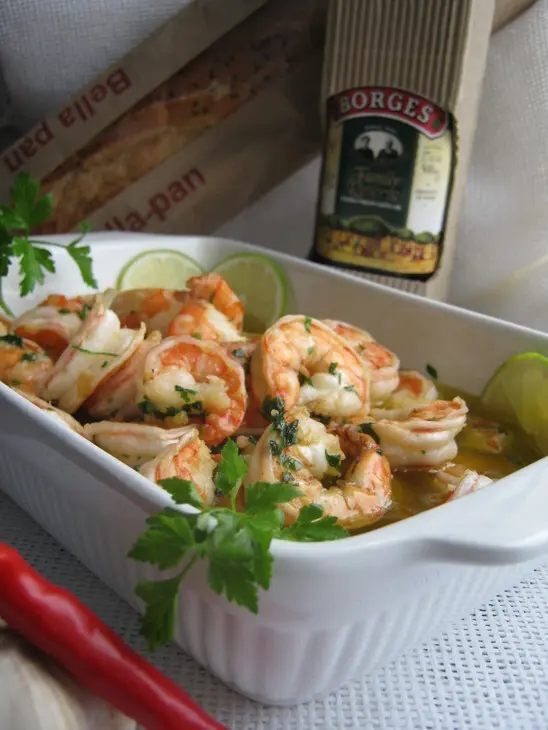 Креветки в чесночном соусе(gambas al pil-pil): шаг 8
