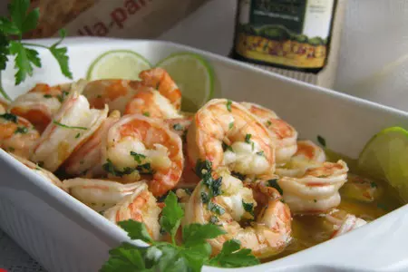 Креветки в чесночном соусе(gambas al pil-pil): шаг 8
