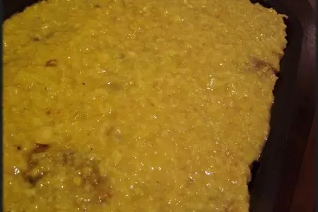 Пангасиус в миндальном соусе на рисовой "подушке": шаг 13