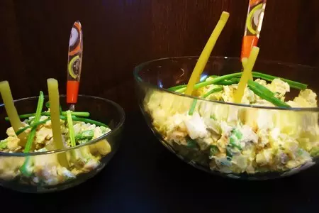 Салат обычный, русский, да с майонезом!!! наш ответ китайским деликатесам!!!))))): шаг 6