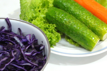 Салат из краснокочанной капусты "по-итальянски": шаг 1