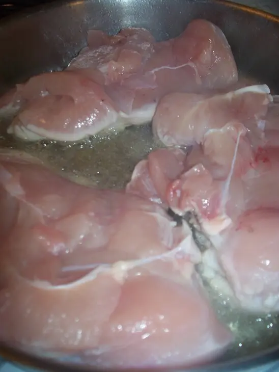 Куриные грудки в вишнёвом соусе по  мотивам китайской  кухни.дуэль.: шаг 8