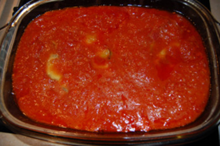 Лазанья с томатно-сливочным соусом: шаг 8