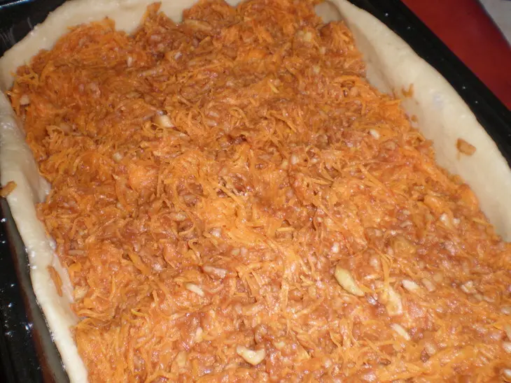 Пирог с тыквой и яблоками: шаг 5