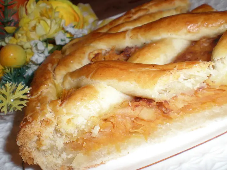 Пирог с тыквой и яблоками: шаг 8