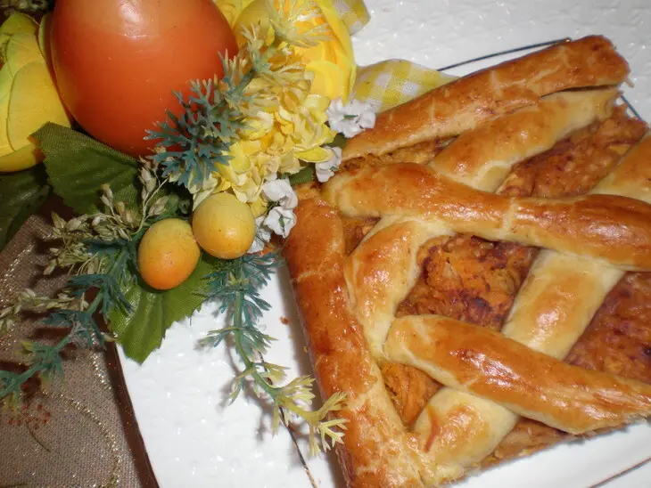 Пирог с тыквой и яблоками: шаг 9