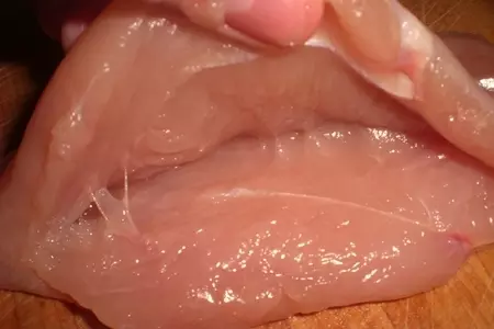 Куриные грудки начинённые кокосовым песто( дуэль): шаг 9