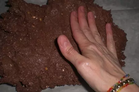 Шоколадно-арахисовые полезные снеки: шаг 12