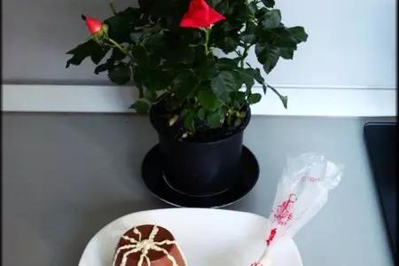 Шоколадная панна котта с грушами в красном вине "самым-самым...", рецепт с посвящением.: шаг 8