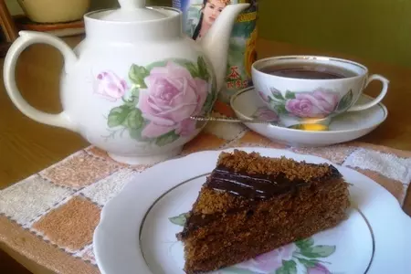Пряные медово-банановые пирожные с джемом и шоколадом: шаг 5