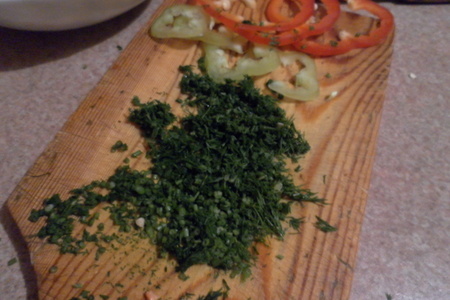 Салат с цветной капустой: шаг 4
