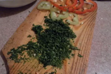 Салат с цветной капустой: шаг 4