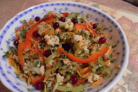 Салат с цветной капустой: шаг 5