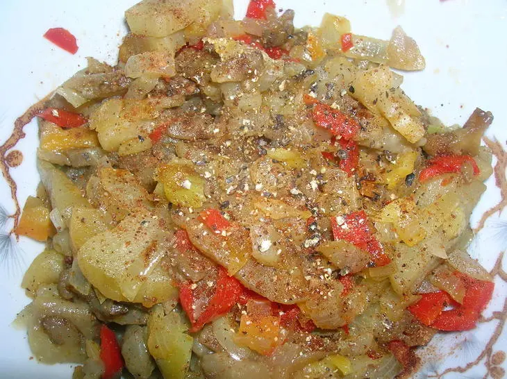 Махуда с баклажанами (магрибская кухня): шаг 5