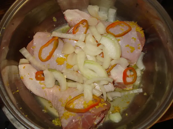 Курица ароматная(в рукаве для запекания): шаг 1