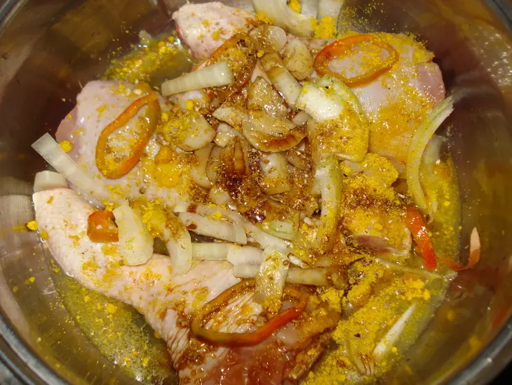Курица ароматная(в рукаве для запекания): шаг 2
