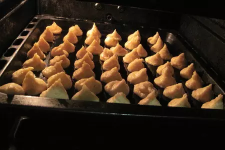 Профитроли сырные и грибные: шаг 3