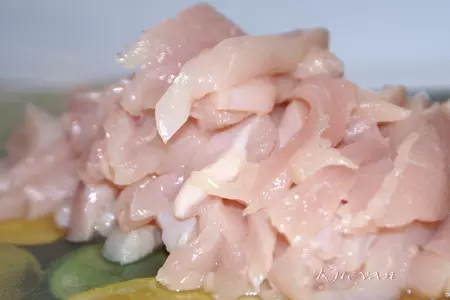 Куриное филе с яйцами по-тайски: шаг 1