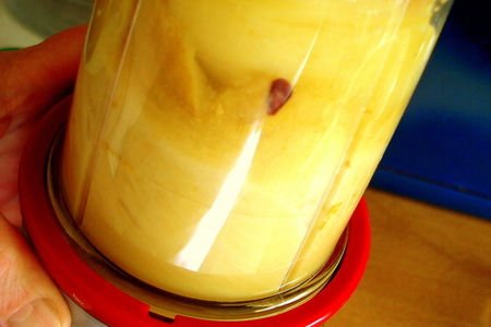 Суп тыквенно-айвово-яблочный с орехами "осенний бархат": шаг 3