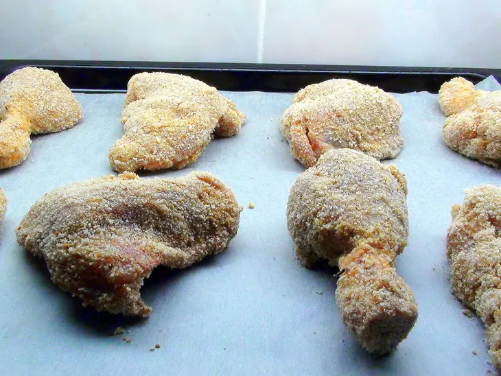 Куриные кусочки в панировке для пивной вечеринки (и не только!). быстро и очень вкусно!: шаг 2