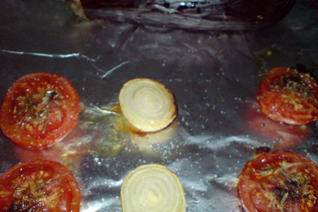 Суп-пюре из запечённых баклажанов и помидорок: шаг 3