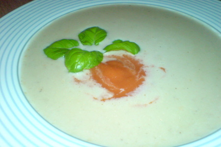 Суп-пюре из запечённых баклажанов и помидорок: шаг 6