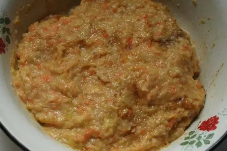 Куриные котлеты с яблоками и кукурузной крупой: шаг 3