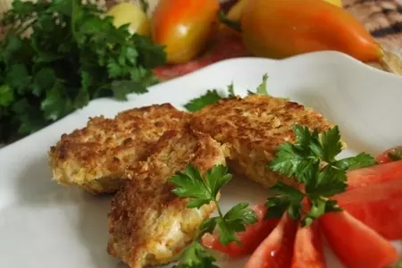 Куриные котлеты с яблоками и кукурузной крупой: шаг 5