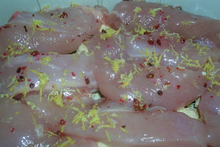 Куриная грудка на пару с цветной капустой на пару с розовым перцем: шаг 6