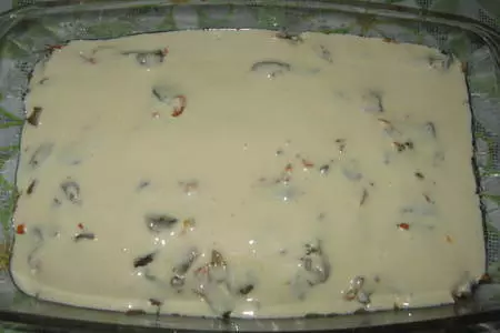 Паштида (запеканка)с начинкой из куриной печени: шаг 7