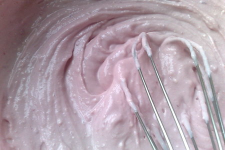 Замороженный вишневый торт с кремом из маскарпоне: шаг 1