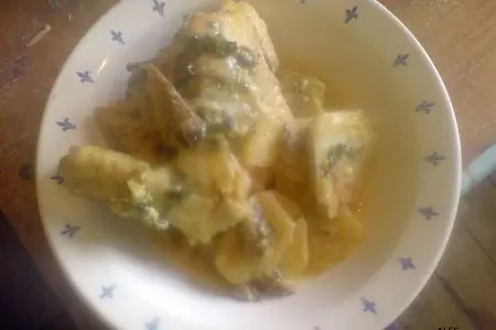 Курочка с овощами в сливках: шаг 6