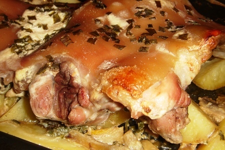 Картошечка под "мясным одеялом": шаг 6
