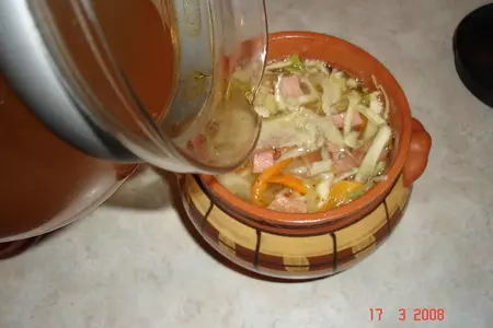 Капуста в горшочке по-французски: шаг 8