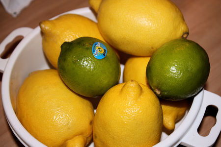 Джем из лимонов и лаймов: шаг 1