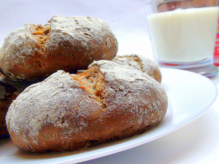 Ржаные булочки с грецкими орехами.: шаг 13
