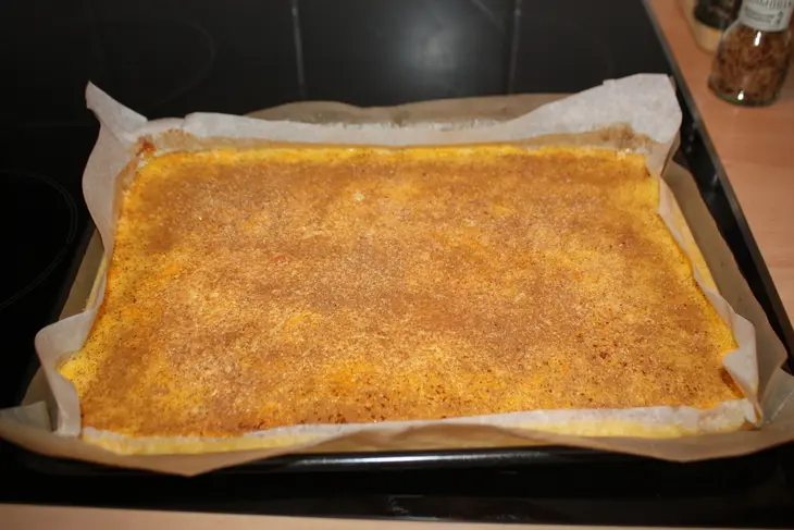 Апельсиновый рулет с джемом и корицей (torta de laranja): шаг 4