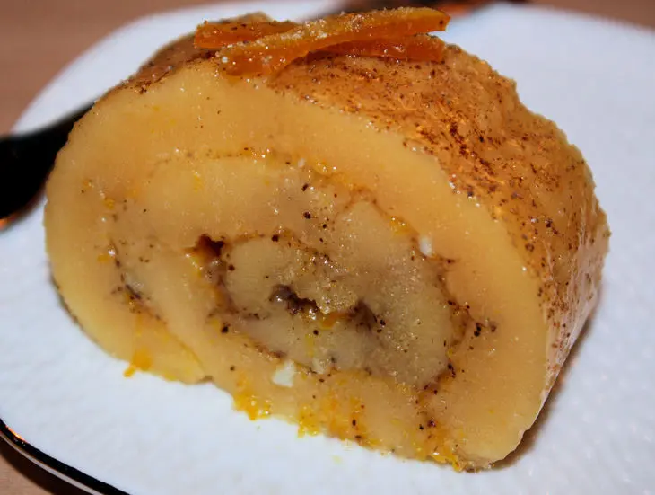Апельсиновый рулет с джемом и корицей (torta de laranja): шаг 9