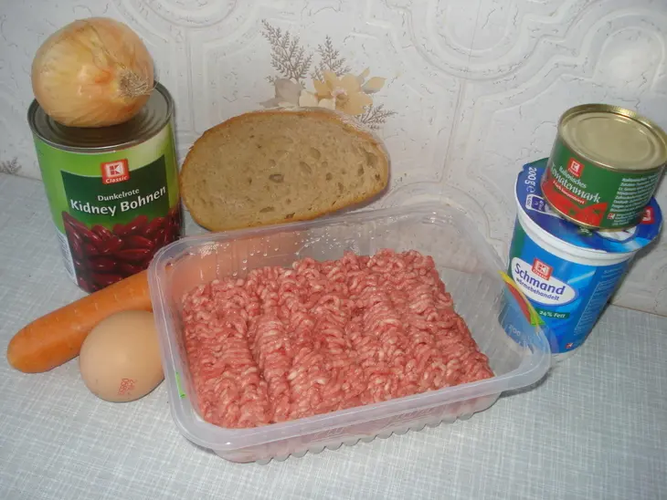 Тефтельки с фасолью: шаг 1