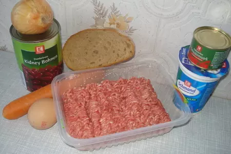 Тефтельки с фасолью: шаг 1