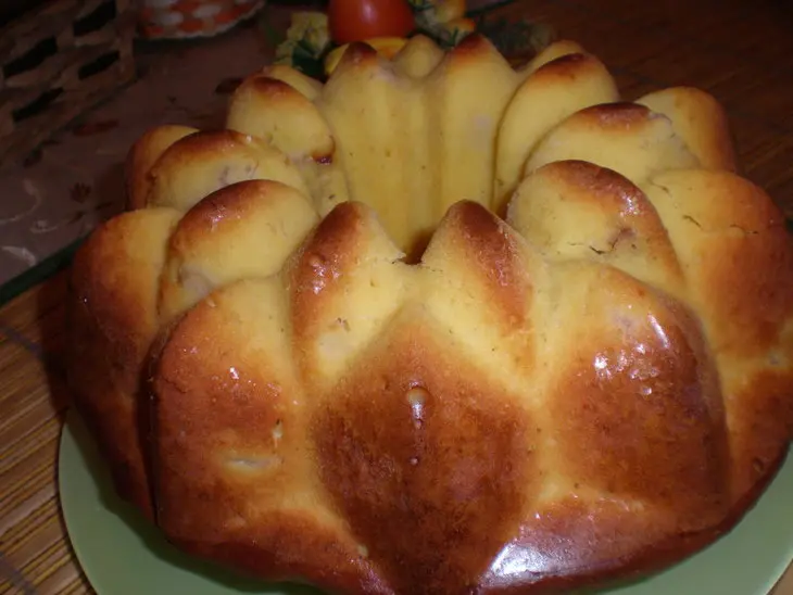 Кукурузный кекс с бананом и шоколадом: шаг 6