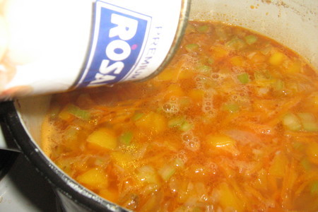 Фасолевый суп с тыквой и имбирём.: шаг 6