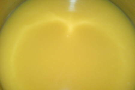 Крем из апельсинового сока с мандаринами и сливками: шаг 1