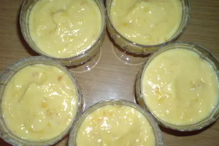 Крем из апельсинового сока с мандаринами и сливками: шаг 3