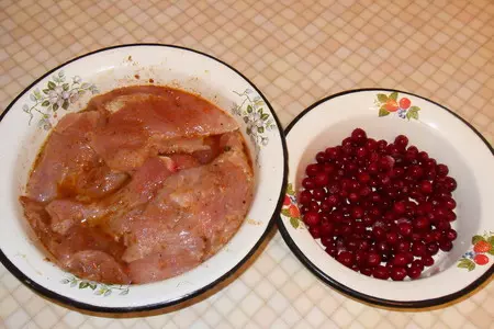 Индейка с клюквой: шаг 1